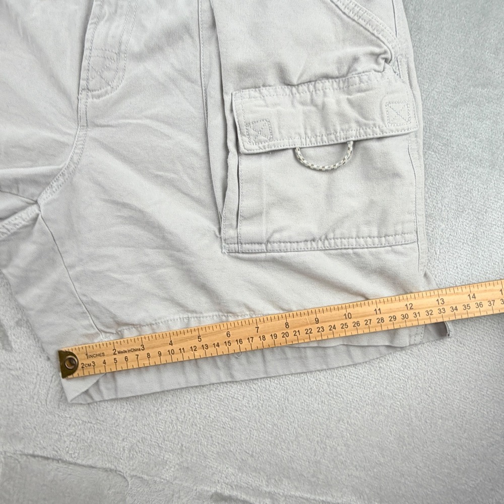 Columbia PFG Bonehead Cargo Shorts Men's Large Gray Cotton Fishing Hiking FM4012 - Picture 9 of 14